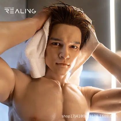 Realing 175cm 1:1 Life-Size Realistic Male Silicone Doll - Jing Zhe thumbnail 3