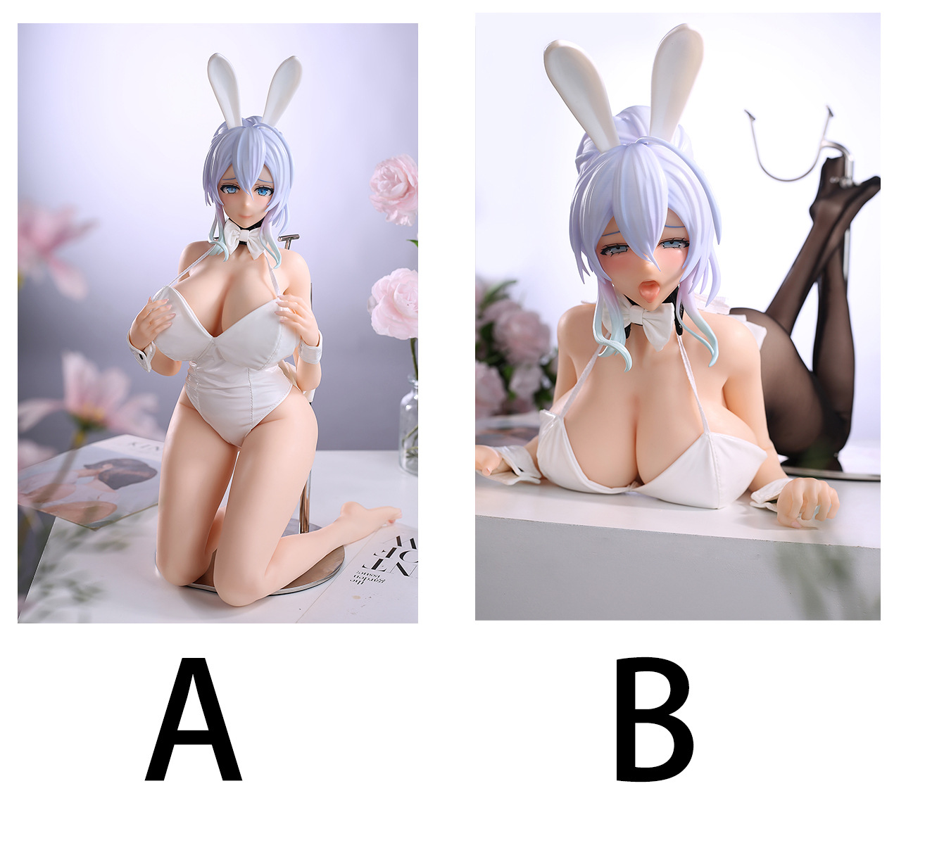 兔女郎雪女实体娃娃动漫二次元全硅胶小型真人果冻胸男用可插入 thumbnail 3