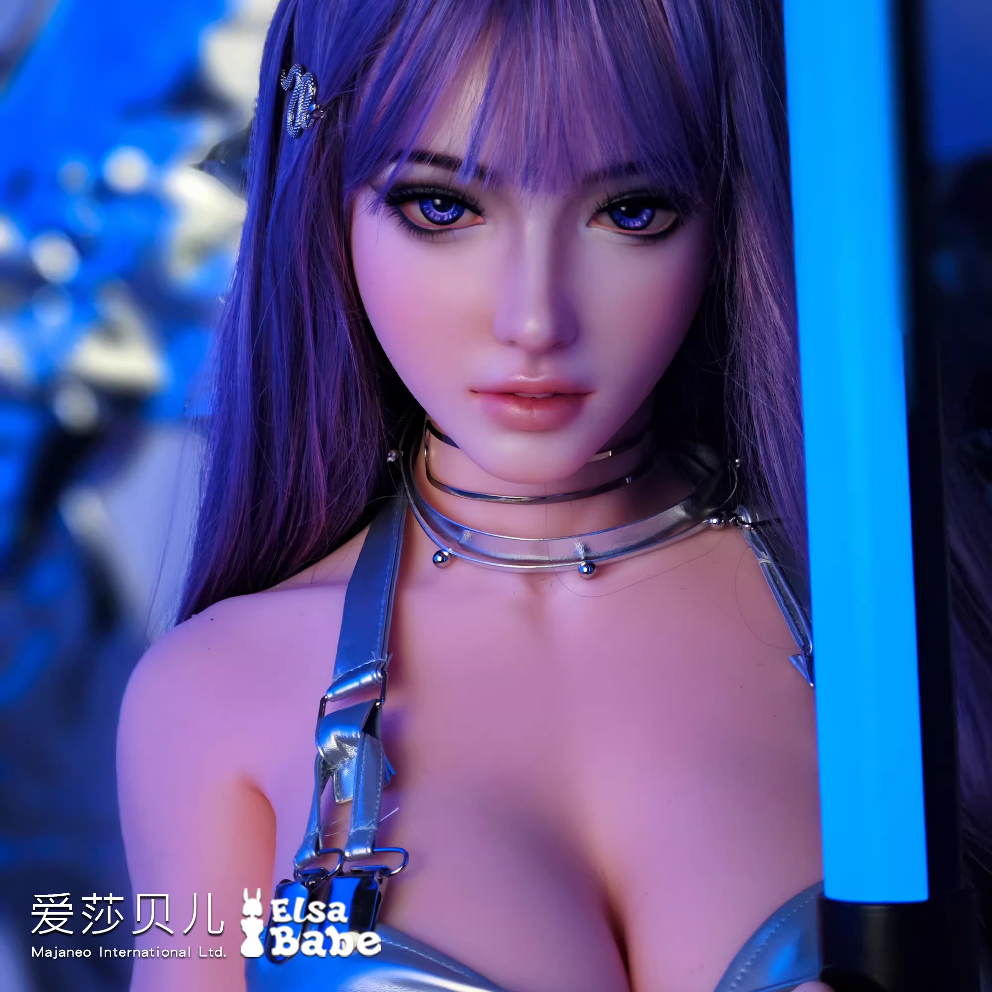 Aishabei 150cm Silicone Life-Size Doll Head - Yuriko Sakai (Head Only) thumbnail 4